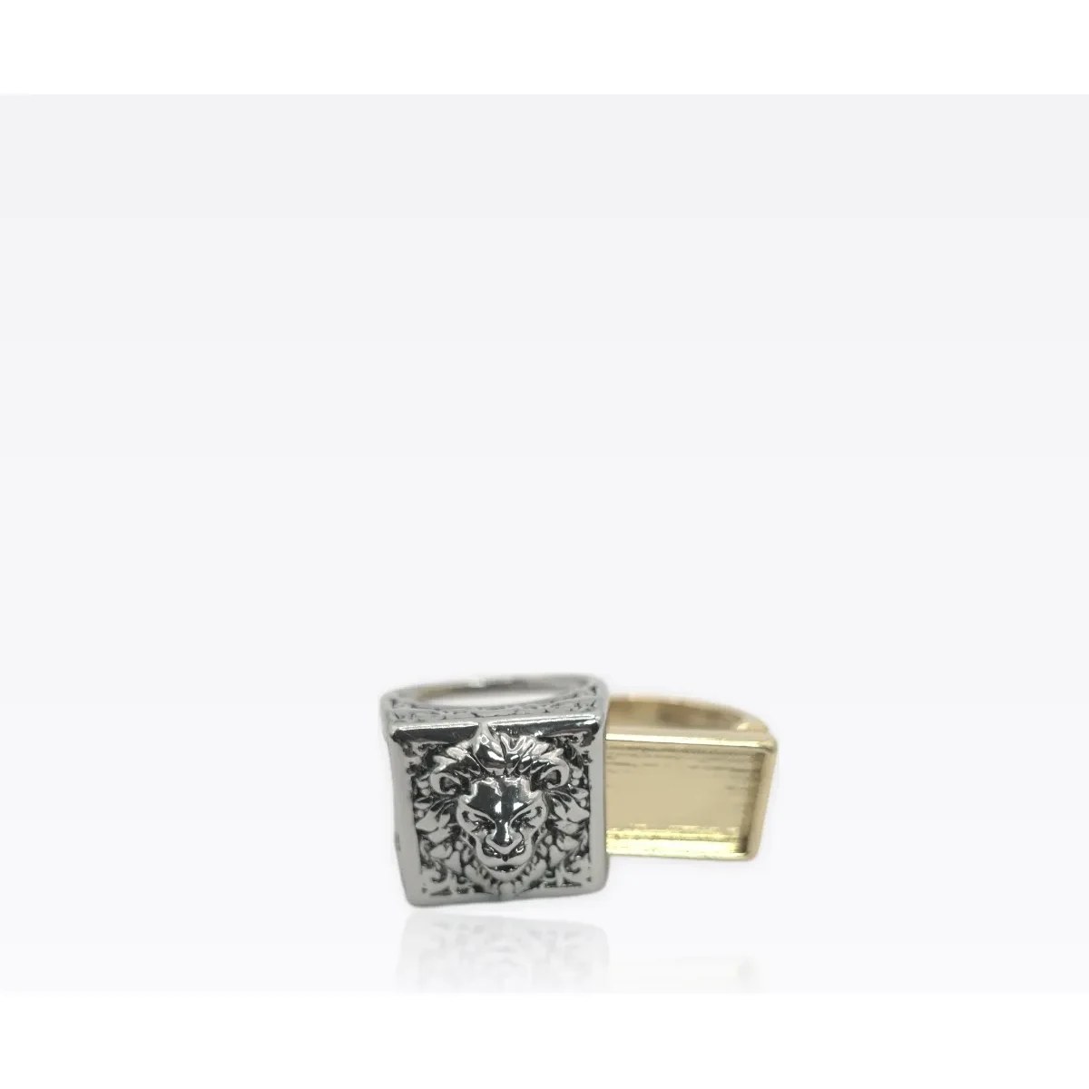 Anillo Metal León para Hombre